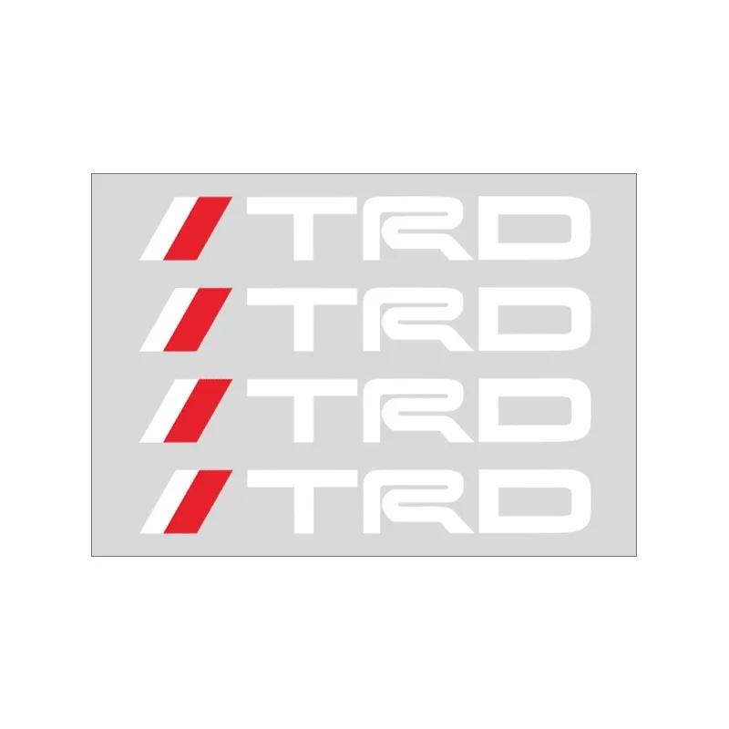 4 ks Samolepky na kliky dveří auta Samolepky na pneumatiky Zpětné zrcátko Emblém Pro Toyota Yaris Hilux Corolla Prius Avensis Emblém Auris Rav4