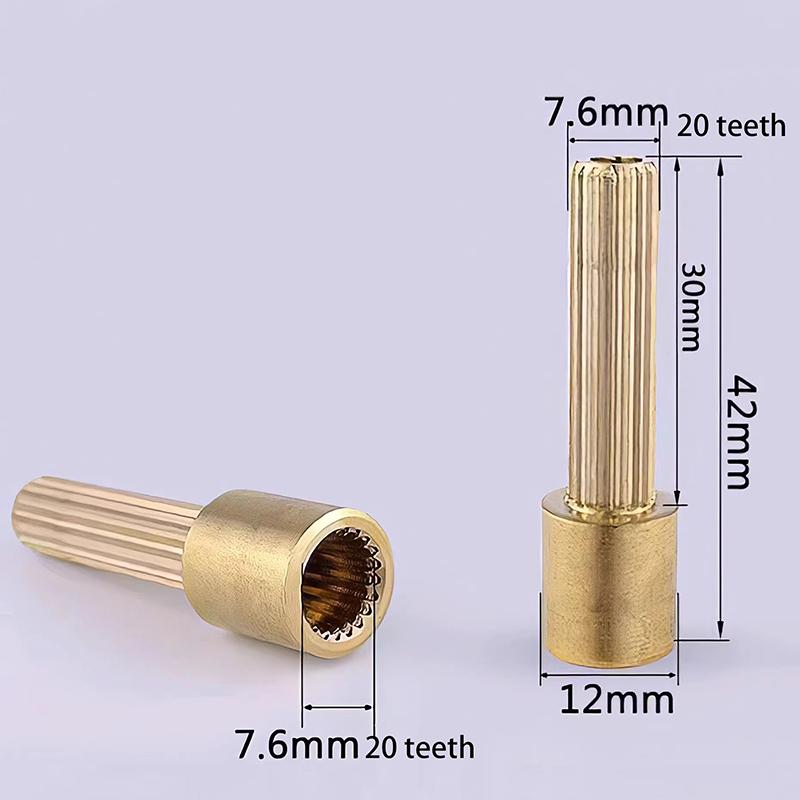 1Pcs Faucet Extended Spool Tooth Sleeve Connector Fitting In-Wall Stem Assembly Extended Spool