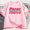 Panic At The Costco Graphic T-shirts Costco Lovers Tee Men Fashion Oversized Cotton T Shirt Streetwear Tshirt Men's Clothing Tee