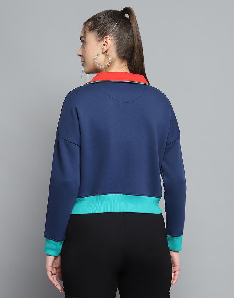 ROCK.IT Women Regular Fit Winter  Sweatshirt