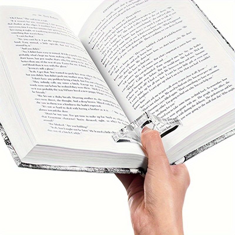 Clear Acrylic Thumb Book Supporter - Book Page Expander Bookmark