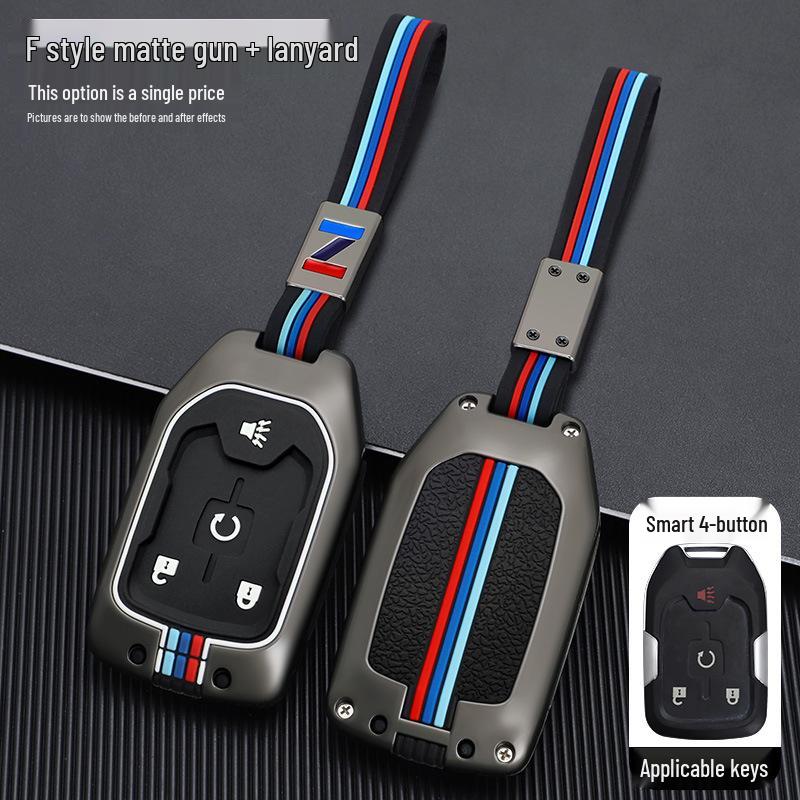 GMC Key Case: High-End Protective Shell for Yukon & Sierra - Stylish Car Accessory for Men & Women