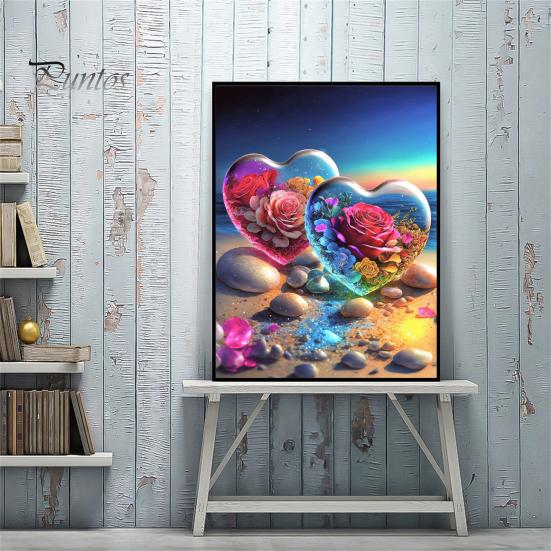 5D Swan Love Diamond Painting Full Drill Resin Mosaic Rhinestone Embroidery Craft Kits for Home Wall Decor Gift