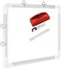 Eclet Non Magnetic 1 X 1 Feet Double Sided White Board And Chalk Board Front Side Whiteboard Marker Surface And Back Sid