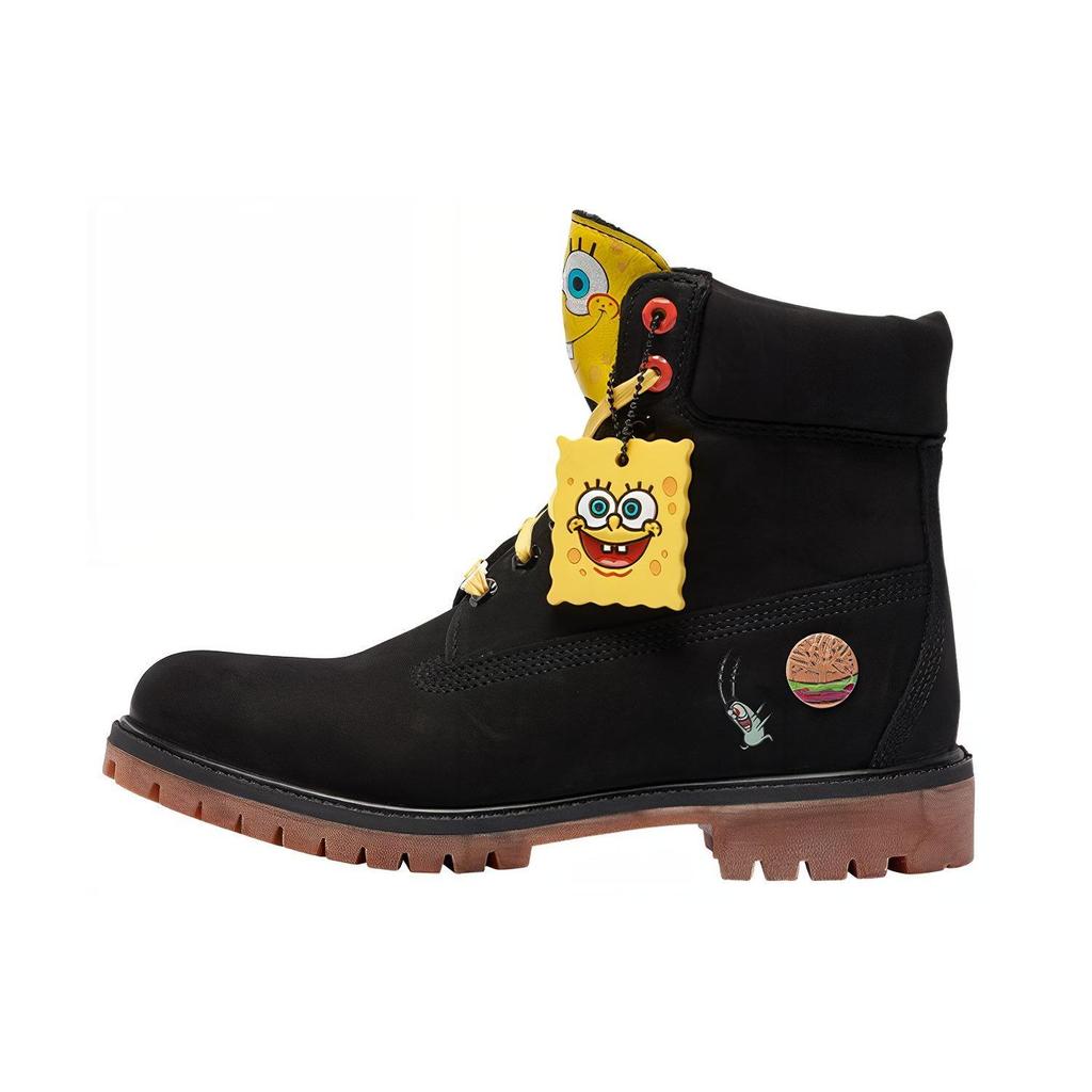 Timberland SpongeBob SquarePants X  6-Inch Waterproof Boots Men Boots Black A22TF001