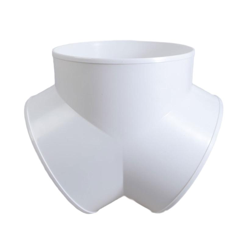 3 Ways Splitters PVC Exhaust Pipe Fittings Air Ventilation Exhaust Duct Connector Quick Ventilation Tube Joint Coupler