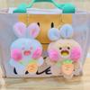 Backpack Decor Rabbit Plush Keyring Rabbit Doll Toy Cartoon Plush Pendant  Couple