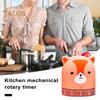 Cartoon Mechanical Timer Adorable Appearance Compact No Battery Required Easy Operation Manual Countdown Timer