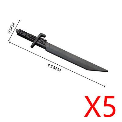 MOC Building Block Medieval Solider Knight Figures Toy Weapons Accessories Sword Axe Bow Sword Ten Spear Crossbow Mini Bricks