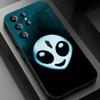 Funny Space UFO Alien Thing Phone case for Samsung Galaxy S24,25,26,23 22,21,S20 Plus Ultra FE soft fundas cases