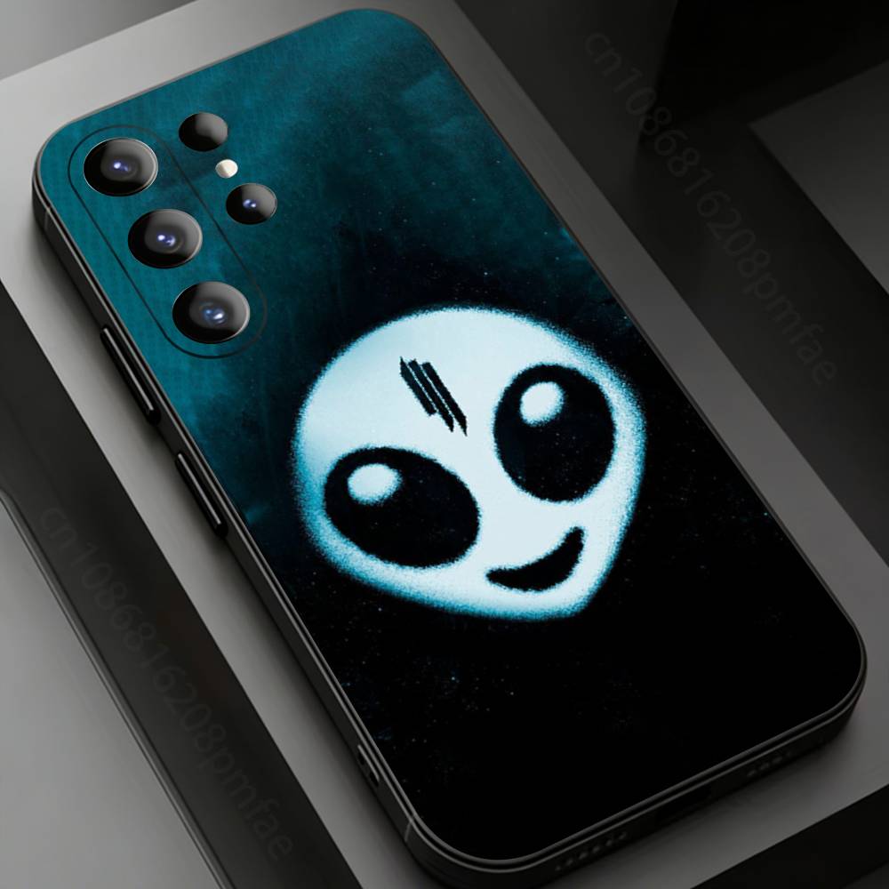 Funny Space UFO Alien Thing Phone case for Samsung Galaxy S24,25,26,23 22,21,S20 Plus Ultra FE soft fundas cases