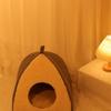 Teepee Shape Cat Cave Bed Pet Tent House Soft Cushion Anti-Slip Bottom