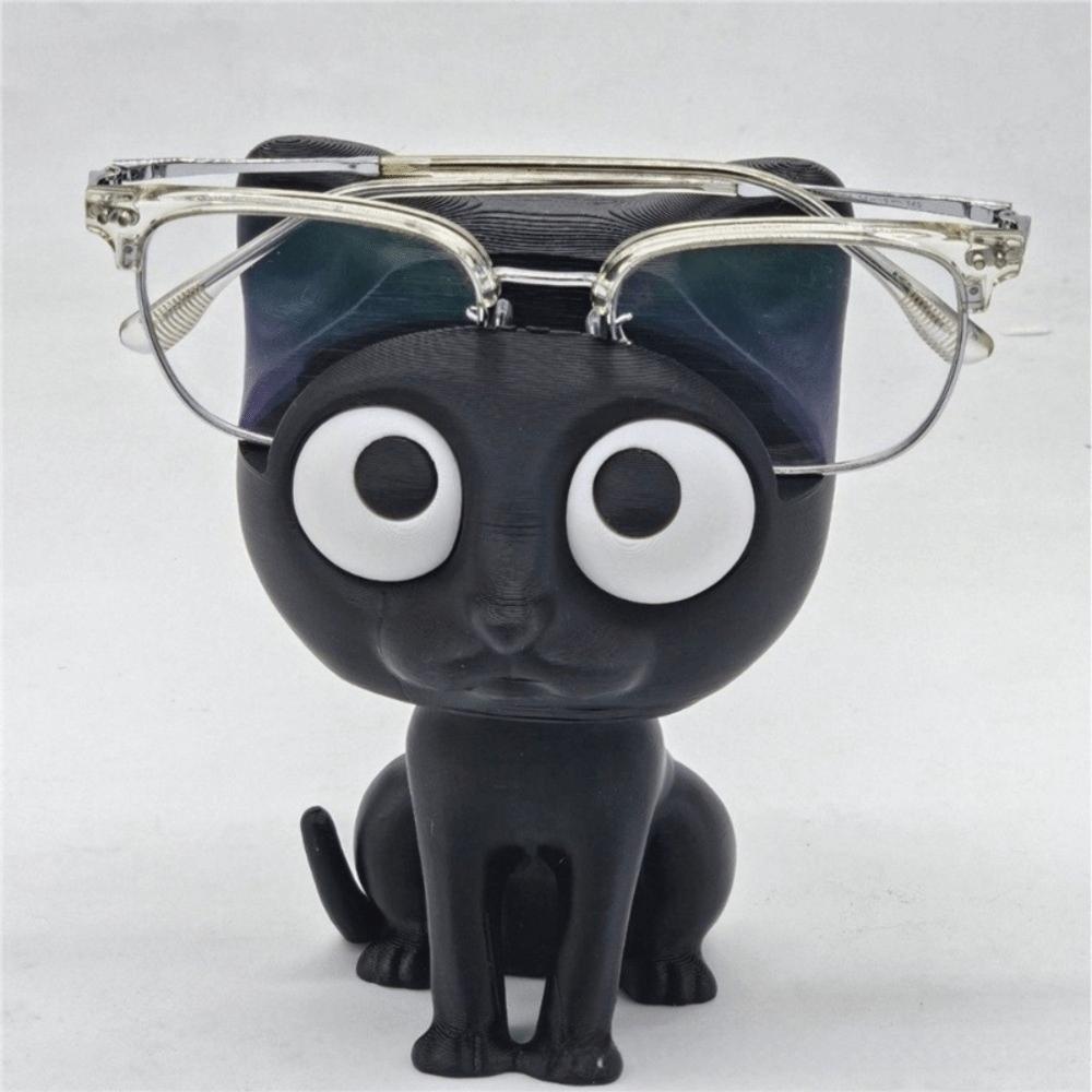 3D Print Eyeglass Show Holder Non-slip Cute Cat Glasses Display Stand Decorations Animal Cat Ornaments Home Decorations