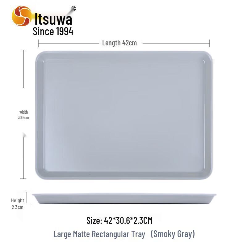 Nordic Style Matte Melamine Serving Tray