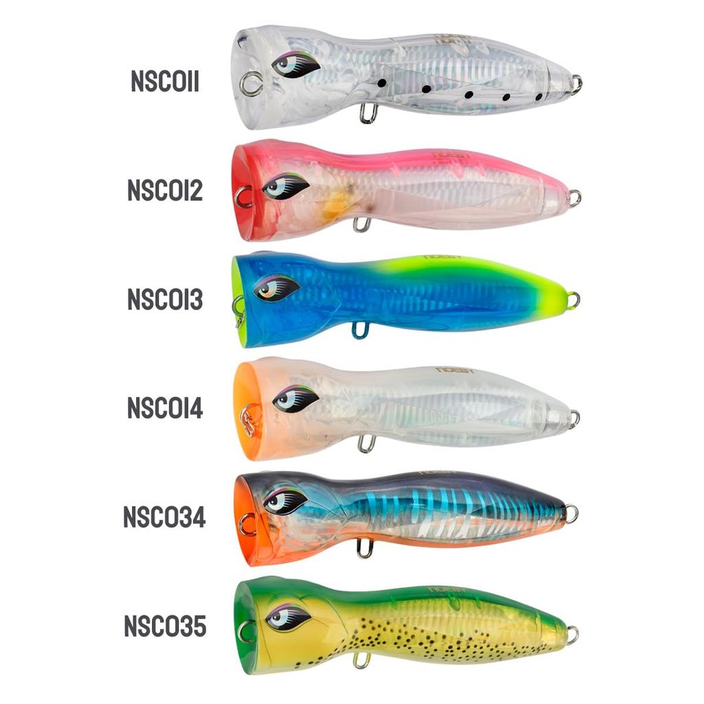 Noeby Sea Fishing Popper Lure, 140mm/74.5g, Offshore, Pop-in-Shore, Long Cast, Splash Popper Lure, Trolling Lure, Topwater Plug, Saltwater Surface Flo