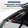 Interior Stickers 2Pcs Car Rear View Mirror Sticker Rain Eyebrow Shield Sun Shade Cover For Lexus LS LC RZ IS350 ES300 GS350 CT2