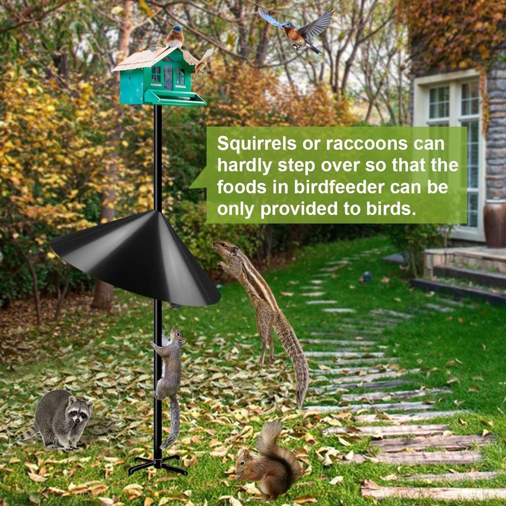 Squirrel Baffle Anti-Stealing Rotating Hanging Baffle Repeller
