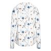 Women's Lightweight Long Sleeve Zip Up Hoodie with Hood and Pockets Floral Print Sun Protection Jacket for Outdoor Activities