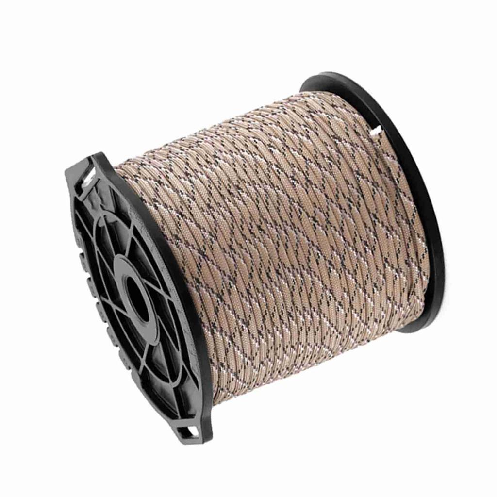 Outdoor Multi Function Spool 9core Paracord Rope 4mm Thick Binding Rope Clothesline Tent Wind Rope Climbing Rope