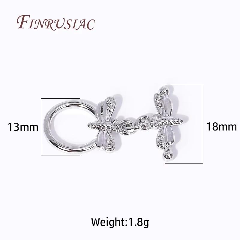 18K Gold Plated Toggle Clasps For Jewelry,Brass Metal Clasps For Bracelets,OT Clasp,Jewelry Making Supplies,DIY Accessories,