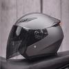 AD 3/4 Motorcycle Helmet Men Women 3C Certified Half Face With LED Light Commuting All Season