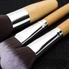 Foundation Brush, Loose Powder Brush, Eye Shadow Brush, 11 Bamboo Handles, Linen Bag, Makeup Brush Set, Beauty Tools, Makeup Brushes
