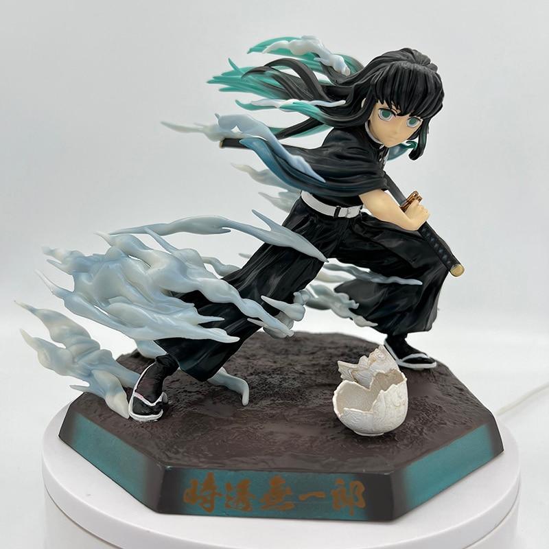 18cm Kimetsu No Yaiba Anime Figure Tokitou Muichirou Demon Slayer Action Figure Mitsuri /Shinobu /Nezuko Figurine Model Doll Toys