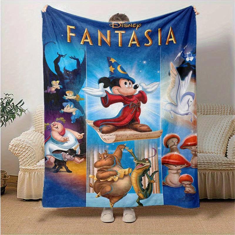 1pc, Fantasia-Inspired Home Decor: Cozy Flannel Blanket for Bedroom, Living Room & More! Perfect Gift Idea Ideal Sofa