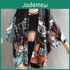 Woman Kimono Harajuku Unisex Japanese Haori Thin Sunscreen Coat Cardigan
