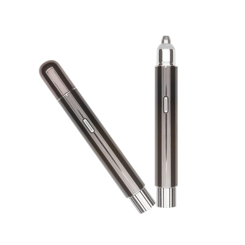 USB Rechargeable Stainless Steel Eyebrow Trimmer with Metal Design