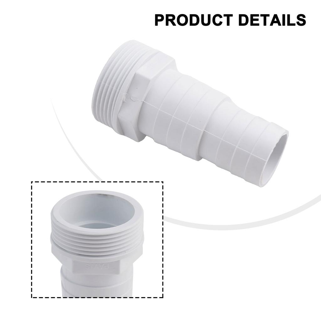 For swimming Pool Nozzle with 1 5 Inch Thread Designed for 32mm and 38mm Diameter Hoses Sturdy ABS Construction