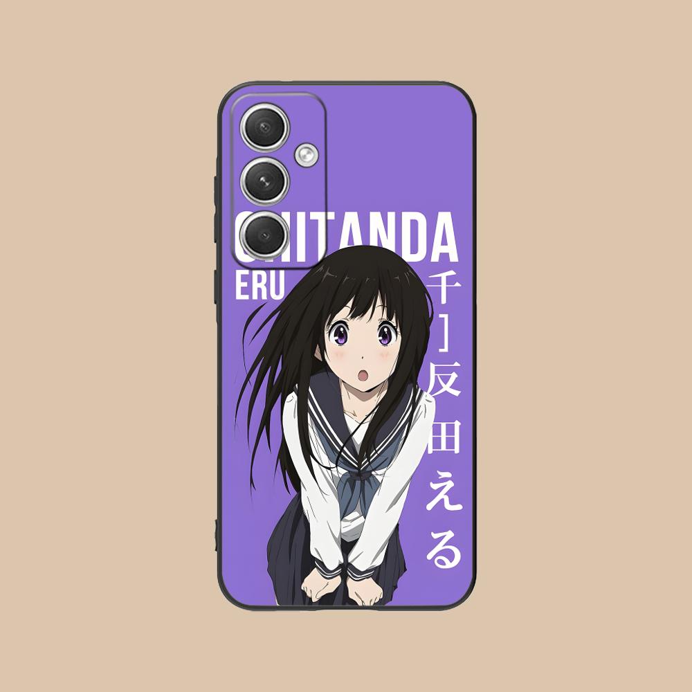 

Hyouka Chitanda Matte TPU Mobile Phone Case for Samsung Galaxy S26 S25 S24 S23 S22 S21 S20 Note20 Plus FE Ultra Colorful Cover Galaxy Note20