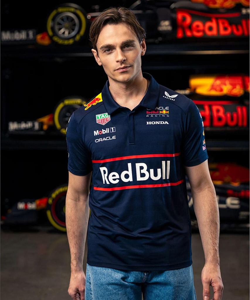 PUM'S Oracle Red Bull Racing Team Polo Shirt 2025 / TM9865-020 (JP, Alphabet, L, Standard, Navy)