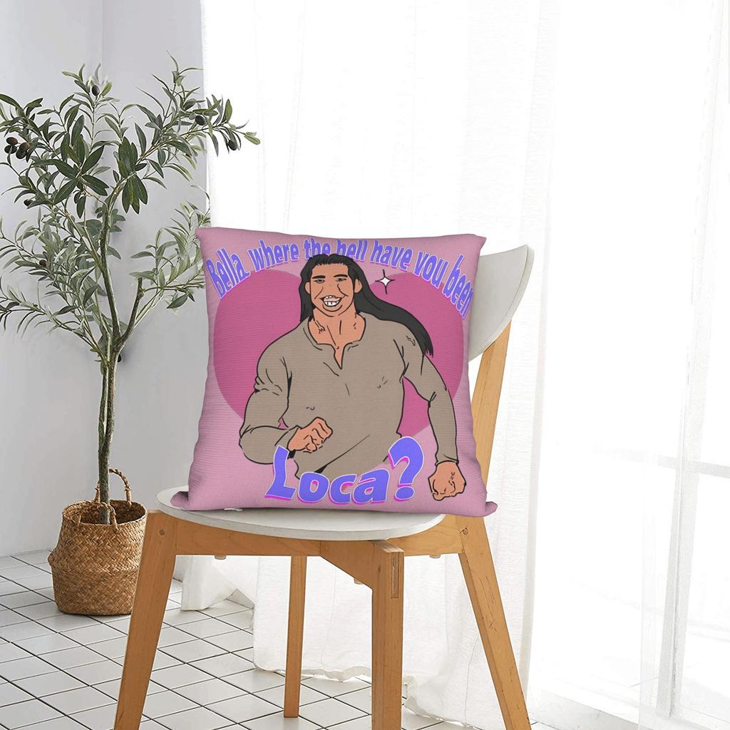 Jacob Twilight Bella Where The Hell Have You Been Loca   Pillow Case  Comfy Pillow Cover Morden Pillowcases For Living Room Sofa