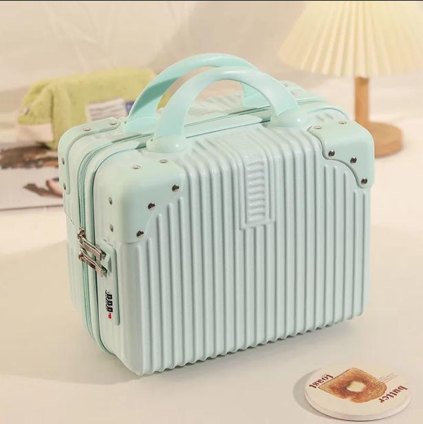 Women's Portable Makeup Tote with Lockable Storage and Carry-On Luggage Option