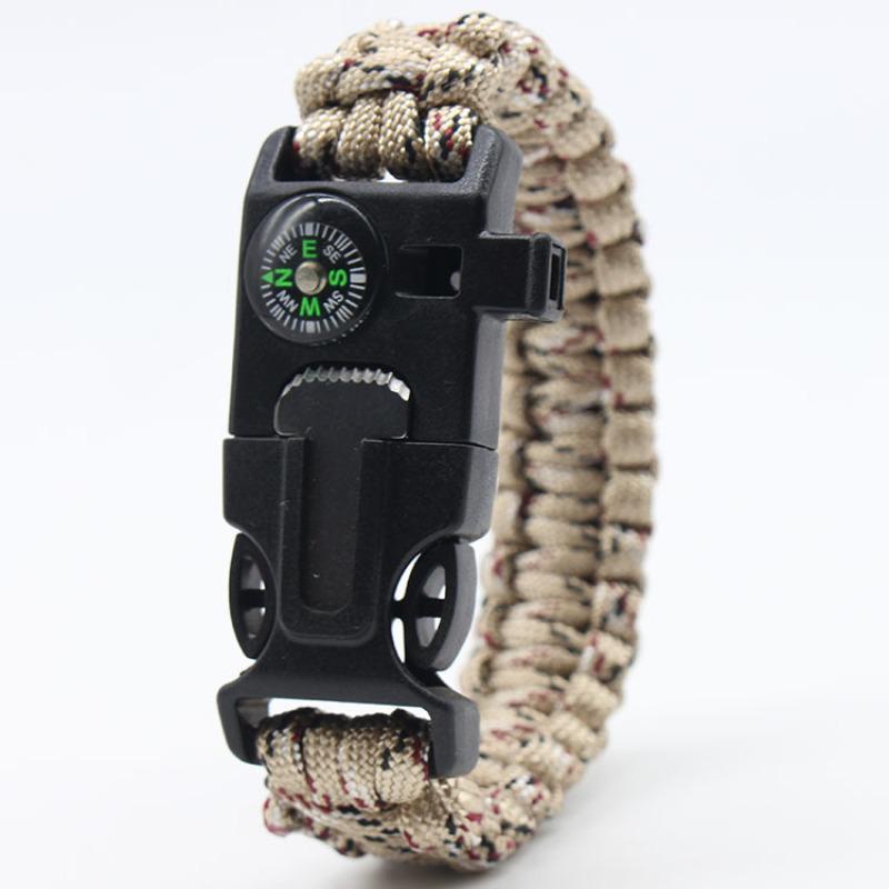 Cheap Wildlife Survival Bracelet Umbrella Rope Bracelet Multifunctional