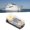 04 Gauge In To 48 Gauge Out 60A Fuse Distribution Block 2 Way Mini ANL Fuse Holder for Auto Boat