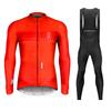 Men Women Cycling Jersey Set Long Sleeve Breathable Mountain Bike Outfit Sportswear
