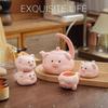 Keramik Cartoon Schwein Eltern Teekanne und Ferkel Kind Teetassen Porzellan Teegeschirr Sets