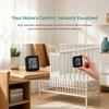 Digital Hygrometer Thermometer, Portable Temperature Monitor, Mini Meter for Home, Car, Refrigerator and Baby Room