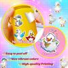 50 Big White Goose Stickers Cartoon Cute Little Duck Stickers Luggage Laptop Water Cup