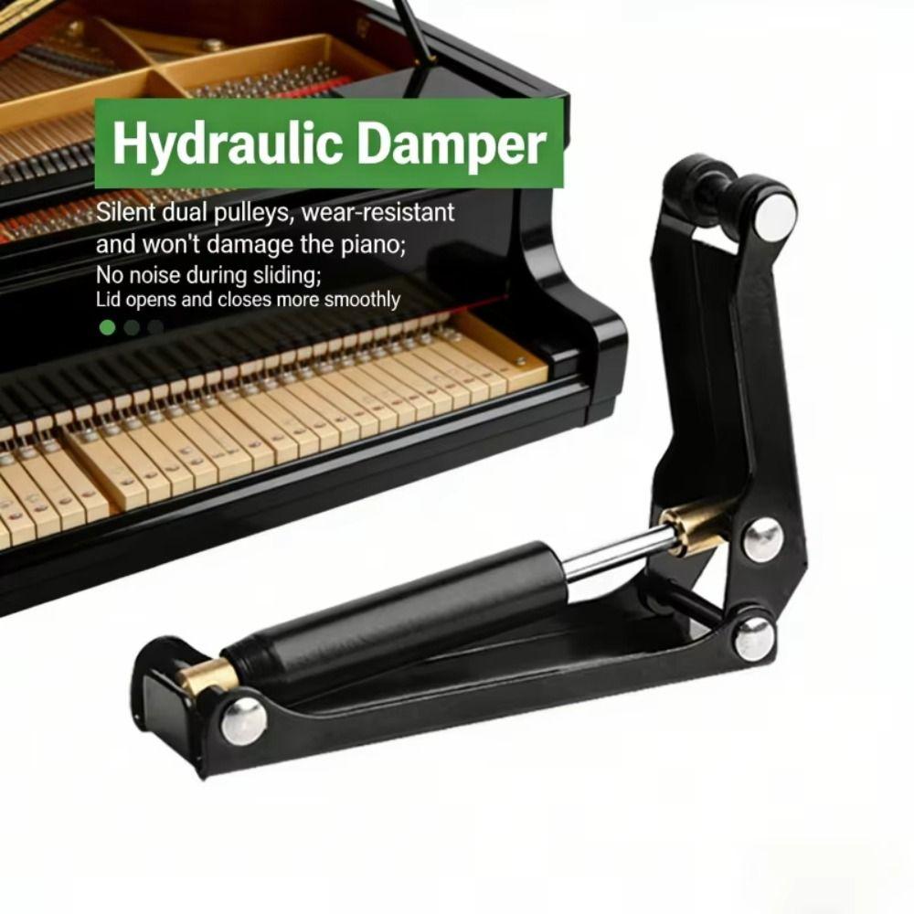 Amortisseur Dispositif de Descente de Couvercle de Piano Dispositif de Contrôle de Descente Instruments de Musique