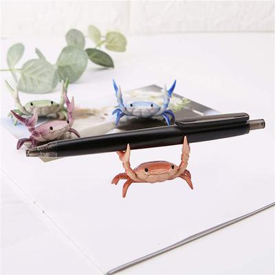 Conception Créative Porte-stylo Poids Haltérophilie Crabe Porte-stylo Emplacement d'Objet Support de Maintien pour Stylo Modèle Ornemental 1 Pièce - 7 Couleurs