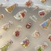 5D Jelly Shell Gloss Christmas Nail Art Stickers Santa Claus Snowflake Christmas Tree Cookie Bags Nail Stickers Decorations