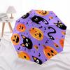 Halloween, Black Cat- Automatic umbrella,Suitable for Men and Women,Suitable for Birthdays, Christmas, Gifts for Fashion Lovers0917b