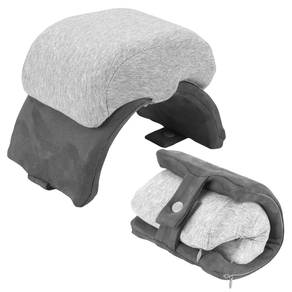 

noter store Портативная подушка Facing Reduces Nap Pillow, Складная, Компактная, Для путешествий, Изогнутая, Направленная вниз, Нагрузка, Сон, (Серый)
