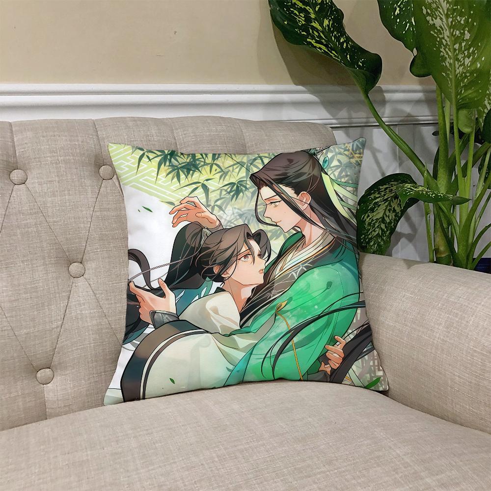 The S-Scum V-Villains S-Self-Saving S-System Novel Cushion Cover Square Cover Casual Skin-Friendly Comfortable Pillow Cover