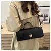 Textured Woven Faux Leather Shoulder Bag for Women Large Capacity Casual Crossbody Purse Trendy Daily Handbag CLE