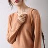 Short Velvet Sweater for Women V-neck Knitted Sweater for Autumn and Winter and Thin Loose Pullover