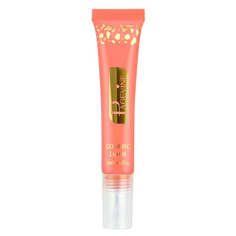 Cooling Mint Tinted Lip Balm Hydrating Moisturizing Pearl Lip Glaze
